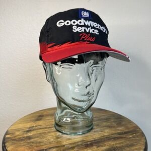 VTG Vintage GM Goodwrench Service Embroidered Snapback Hat NASCAR Racing USA